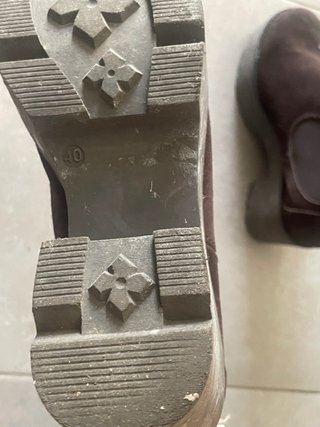 Botines piel marrón T.39