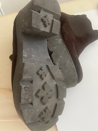 Botines piel marrón T.39