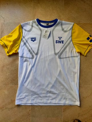 Camiseta Suecia Selección Natación.