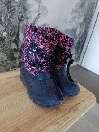 Botas de Nieve Infantiles Estampadas con luces