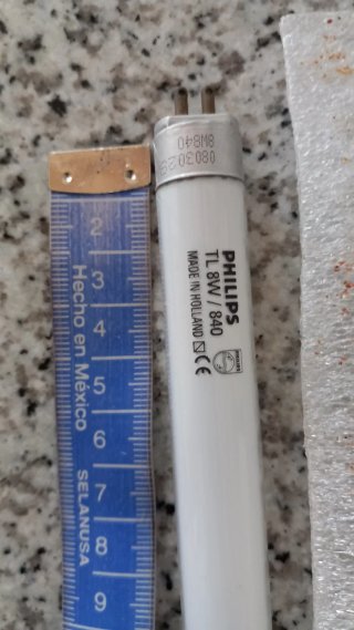Tubo Fluorescente Philips TL 8W/840