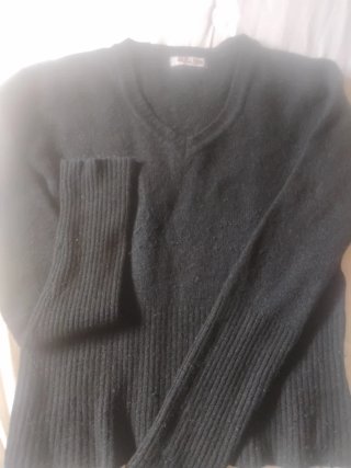Jersey de lana negro