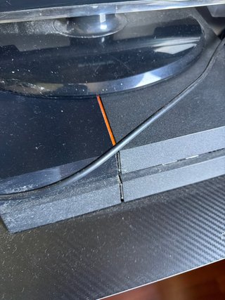 Consola PS4 Sony Negra y Naranja