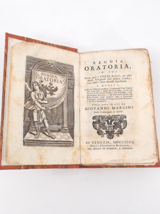 Reggia Oratoria Margini Verbi Venezia 1747 Baglion