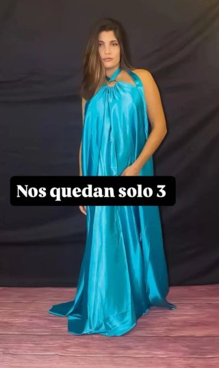 Vestido Largo Turquesa