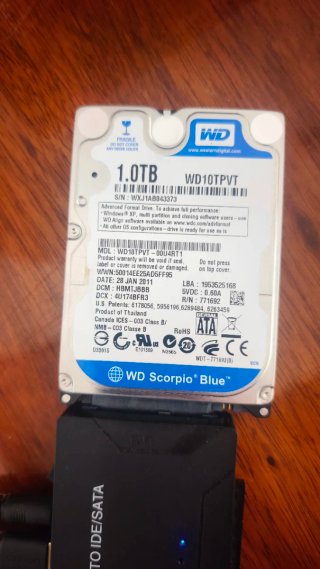 Disco Duro WD 1TB 2.5 SATA