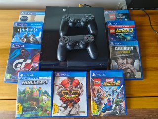 Consola PlayStation 4 (PS4) con 9 juegos