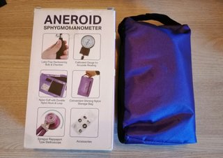 Kit Tensiómetro Aneroide y Estetoscopio LotFancy