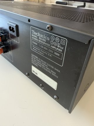 Amplificador Technics SU-810 2x70W vintage