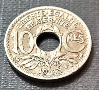 Moneda Francesa 10 Céntimos 1925