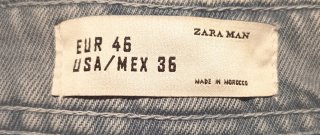 Pantalón corto Zara azul cielo