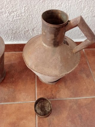2 Cántaras Antiguas de Chapa