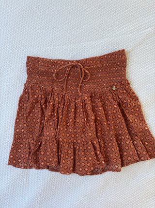 Falda corta estampada