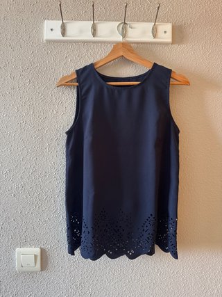 Camiseta azul talla 40