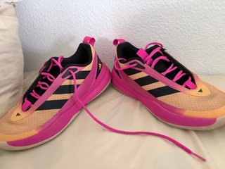 Zapatos Adidas Front Court Unisex Naranja/Rosa