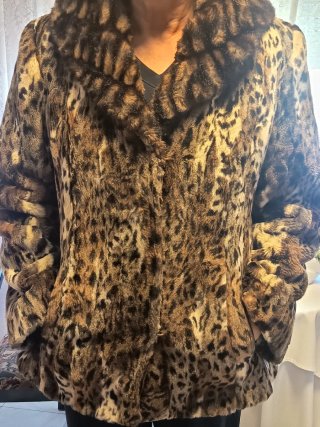 Chaquetón Animal Print Talla L