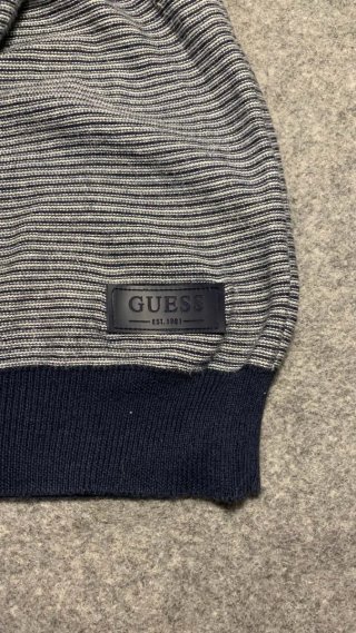 Jersey Guess Rayas Azul Marino y Blanco