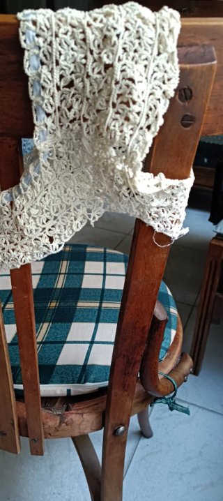Encaje de bolillos antiguo