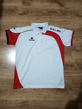 Polo Kelme Rojo y Blanco