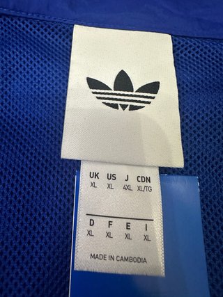 Chaqueta Adidas Azul y Roja