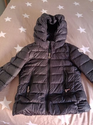 Plumas Moncler Infantil Negro