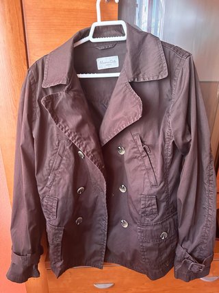 Cazadora Gabardina Massimo Dutti Marrón