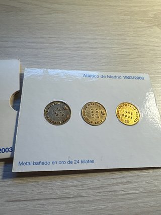 Monedas Centenario Atlético de Madrid 1903-2003