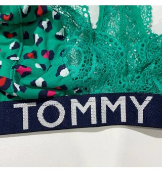 Sutiã Tommy Hilfiger estampado oncinha