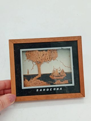 Quadretto Sardegna vintage 12x10,5 cm