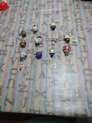 Set de 14 Figuras One Piece Kinder Joy
