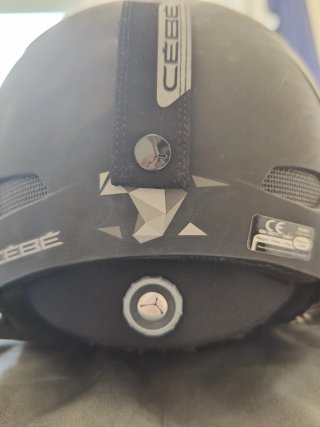 Casco de esquí CEBE negro mate 58-62 cm