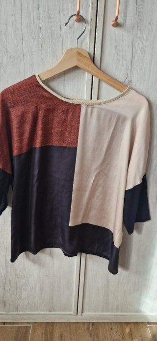 Camiseta Manga Francesa Multicolor