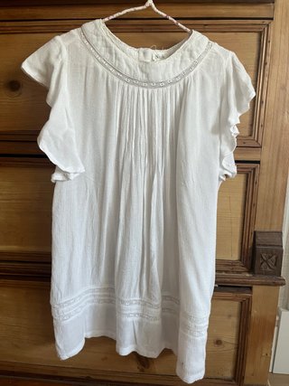 Camisa blanca de niña Nicoli