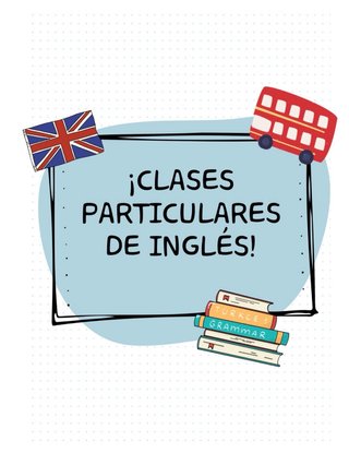 Clases particulares de inglés educación primaria