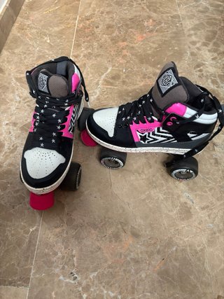 Patines Oxelo Talla 38 con Protecciones y Bolsa