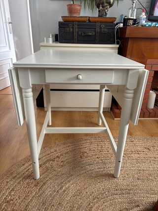 Mesa extensible Ingatorp blanca