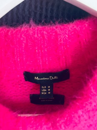 Jersey Massimo Dutti Lana Fucsia Talla M
