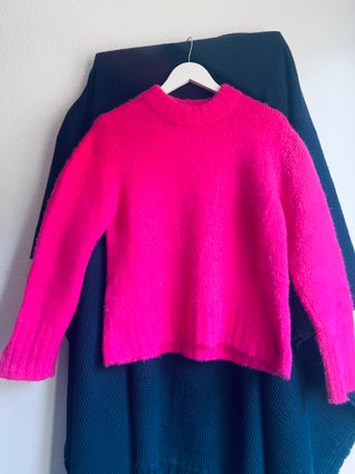 Jersey Massimo Dutti Lana Fucsia Talla M