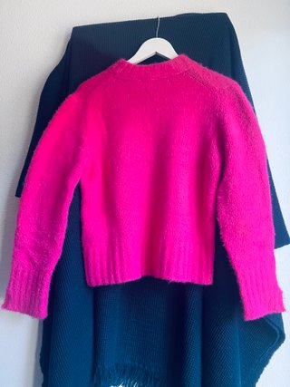 Jersey Massimo Dutti Lana Fucsia Talla M