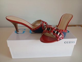 Sandalias Guess Rojas Talla 36