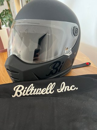 Casco Moto Biltwell Lane Splitter Negro Mate (M)