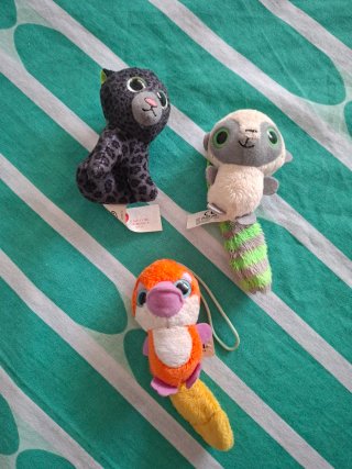 Lote 3 Peluches Yoohoo Friends