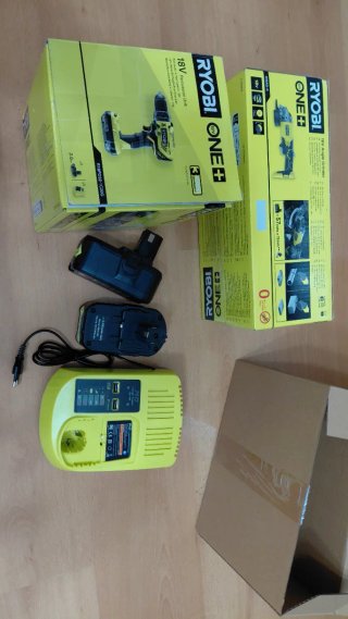 Set Taladro y Radial Ryobi ONE+ 18V