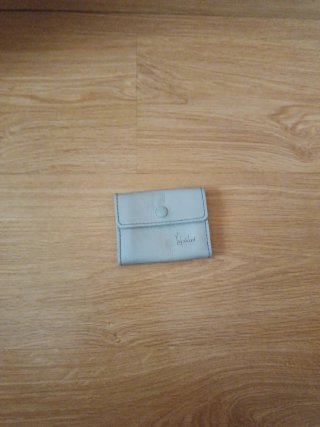Monedero de cuero azul claro Kuparikas