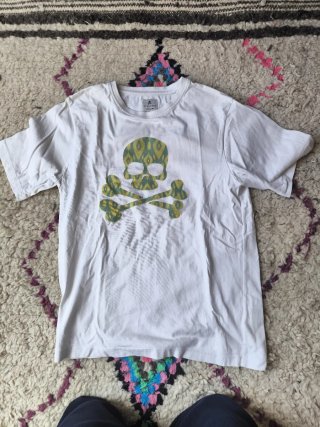 Camiseta Scalpers Calavera Talla XS 14anos