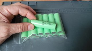10 Baterías Litio Samsung INR18650-15U