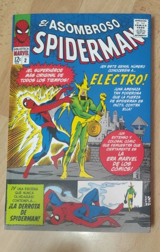 El asombroso Spiderman n° 2. Biblioteca Marvel.