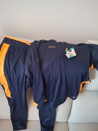 Chándal Kipsta Azul y Naranja
