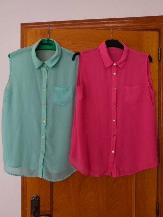 Lote 2 Camisas sin mangas