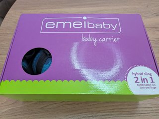 Mochila portabebés emeibaby 2 en 1